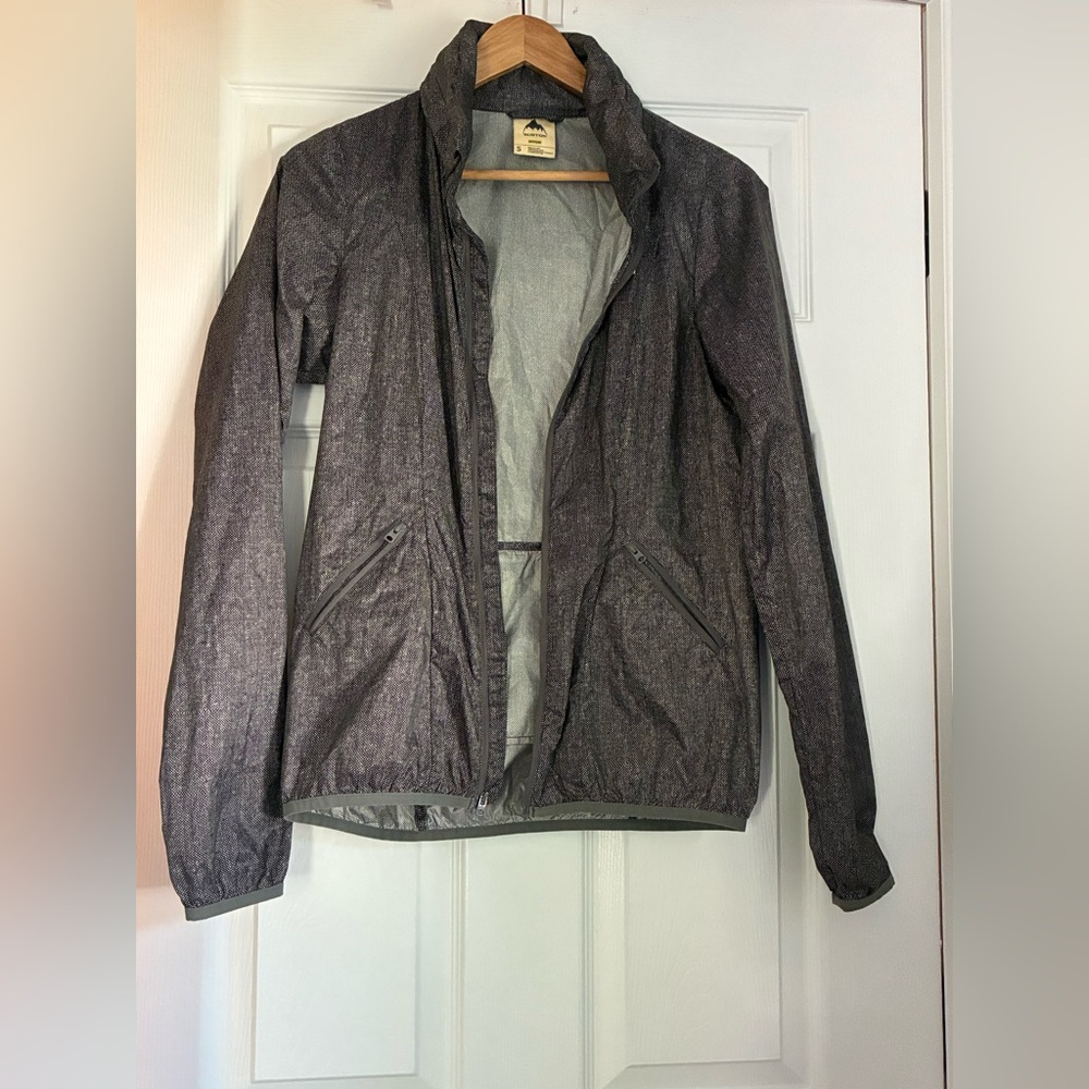 Burton Gray Windbreaker Jacket
